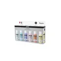 Rayher Acrylfarben-Set Pastell, 6 Farben à 60 ml (lichtgelb, aprikot, rosé, flieder, zartblau, zartgrün), für Einsteiger und Profikünstler, für viele Untergründe geeignet, wasserbasierend, 35061000