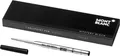 1x Montblanc Ersatz Mine Kugelschreiber Ballpoint B breit schwarz/Mystery Black