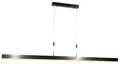 Verstellbare Pendelleuchte Schwarz inkl  Dimmbarer LED Lamba