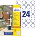 AVERY Zweckform Runde Etiketten L3415-10 (240 Aufkleber auf 10 Blatt, zum Bedruc