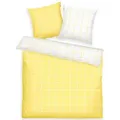 TOM TAILOR HOME Bettwäsche LARGE CHECK in Gr. 135x200cm oder 155x220cm, Renforcé, 3 teilig, new bedroom, gewebtes Label gelb