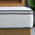 VIKTORIA Taschen Federkernmatratze 180x200 cm - Integrierter Topper; 25cm Höhe; H4, H3, H2 Misch-Härtegrad; 7 Zonen Matratze - Taschenfederkernma...