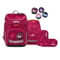 Schulranzen Mädchen Ergobag CUBO MondzauBär 5-teiliges Set Schultasche