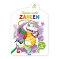 TRÖTSCH - Malen nach Zahlen - Level 3 | Malen nach Zahlen Malbuch zum Zahlenlernen mit nummerierten Flächen: Ausmalbuch mit Stickern zum Verschönern der Tiermotive | Ab 3 Jahren