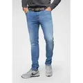 Jack & Jones Slim-fit-Jeans JJIGLENN Slim-Fit mit Stretch und praktischer 5-Pocket-Form Baumwollmischung, slim fit blau 33