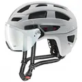 Uvex Finale Visor V City Trekking Fahrrad Helm matt papyrus grau 2026 56-61cm Unisex