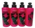 ( 4 x 200 ml ) L'Oréal Paris Studio Line Hitzeschutz-Balm, Haarcreme für glatte