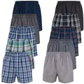 City Life Boxershorts Herren Unterhosen Baumwolle Webboxer (10er Pack) Sparpack S - 4XL (1-St) bunt XL