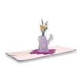 paperdora® 3D Pop-Up-Karte „Blumen“ mit Umschlag und Wachssiegel - Karte Glückwunschkarte Grußkarte Geschenkkarte Geschenk Gutschein