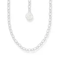 THOMAS SABO Member Charm-Kette mit Charmista Coin Silber 925 Sterlingsilber, Kaltemail
