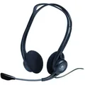 Logitech PC 960 On Ear Headset kabelgebunden Stereo Schwarz Mikrofon-Rauschunterdrückung Lautstärkeregelung, Mikrofon-Stummschaltung Computer