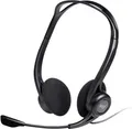 Logitech 960 Kopfhörer Stereo-Headset Verstellbares Mikrofon 2,4m Kabel Schwarz