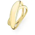 Liebeskind Berlin Fingerring The Twisted Organic Edelstahl goldfarben 56