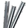 Aquagart Z-Profil Zaunpfosten 1,8 m verzinkt I 15 Stück Metallzaunpfosten aus Bandstahl 1,2mm stark I hochwertige Zaunpfähle für Wildzaun Weidezaun Drahtzaun Wildschutzzaun Knotengeflecht Zaun