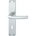 Hoppe - Langschildgarnitur Birmingham 1117/202sp Aluminium F1 Ob 72 Mm Din Links / Rechts