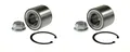 2x Radlager Hinten Renault Laguna Ii 01-, Espace 02-, Kangoo 08-, Captur 13-,