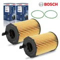 BOSCH F026407122 FILTER ÖLFILTER 2x FÜR AUDI A4 A5 A6 A7 Q5 Q7 PORSCHE VW TOUARE