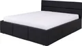 Polsterbett Doppelbett LABRI Komplettset Kunstleder Schwarz 160x200cm