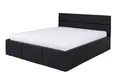 Polsterbett Doppelbett LABRI Komplettset Kunstleder Schwarz 160x200cm