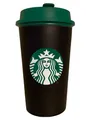 STARBUCKS Schwarze recycelte Kaffeetasse, 354 ml hoch