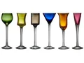 LYNGBY-GLAS Schnapsglas Schnappsglas Glas bunt Set6, Durchgefärbtes Glas, Schnappsglas 6 Stck. ass. Farben