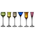 Lyngby Glas Coloured Schnapsglas 6er Set