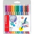 STABILO FASERMALER POINTMAX PASTELL 12 STÜCK PACKUNG 0,8 mm FILZSTIFT