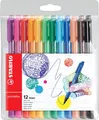 STABILO Fasermaler pointMax, 12er Kunststoff-Etui