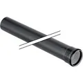 Geberit Silent PP Rohr 390004141 DN 30, 1000 mm, mit Muffe, schalloptimiert