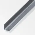 Alfer - Aluminium U-quadratprofil 15,5x1,5mm Länge 2,5m Natur - 25426