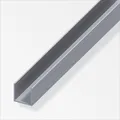 alfer Quadrat-U-Profil 15,5 x 15,5 x 2500 mm Aluminium Aluminiumprofil U Schiene
