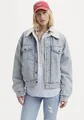 Jeansjacke "SHERPA TRUCKER", mit Teddyplüsch, Gr. L (40), MORNING SUNLIGHT