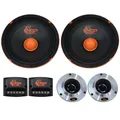 SP Audio 2-Wege Lautsprecher-Set SP-EM6.5 KIT 6,5" 400 Watt Max 4 Ohm