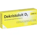 DEKRISTOLVIT D3 2.000 I.E. Tabletten, 30 St PZN 10818517