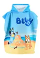 BlueY Badeponcho Kinder mit Kapuze 55x110 cm, Saugstarker Strandponcho & Handtuchponcho für Mädchen & Jungen, Schnelltrocknendes Mikrofaser Badetuch für Pool, Strand & Urlaub, Offizielles Motiv