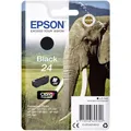 Epson 24 Black Elephant Genuine, Claria Photo HD Ink Cartridge, Standard Capacity