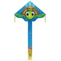 HQ Flug-Drache Kinderdrachen Einleiner Drachen HQ Simple Flyer Sea Turtle 120 cm, (1-tlg), + 1,5 m Drachenschwanz bunt