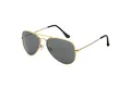 BEZLIT Eyewear Pilotenbrille Herren Piloten Sonnenbrille mit Metallrahmen (1-St) mit schwarzen Linsen