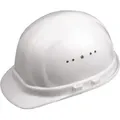 Connex - Schutzhelm Bauarbeiterhelm Bauhelm Mit Belüftung Weiß Stufenlos Verstellbar