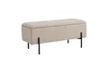 House Nordic Sitzbank WATFORD, Beige, Boucléstoff, mit Stauraum, B 95 x H 43 x T 37 cm
