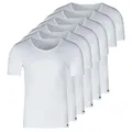 Skiny - Basic - Unterhemd/Shirt Kurzarm - 4er Pack (XXL Weiß)