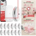 X-Sense Smart Rauchmelder XS01-M mit SBS50 Basisstation, Zertifiz