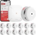 X-Sense Smart Rauchmelder Set XS01-M mit SBS50 Basisstation, TÜV-Zertifiziert