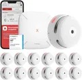 X-Sense Smart Rauchmelder XS01-M mit SBS50 Basisstation, Zertifiz