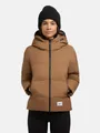 khujo Winterjacke Liev-YM Warme gesteppte Damen Kapuzenjacke
