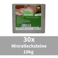 Naturreiner Mineralleckstein, 30 x 10 kg, Rinderfutter, Pferdefutter, Tiersalz
