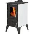 EEK A - Kaminofen mit Herdplatte 806 IGLO weiß - 10,6kW