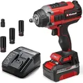 Einhell Professional Akku-Schlagschrauber IMPAXXO 18/450 (1x4,0Ah) Power X-Change (18 V, 450 Nm, Brushless, Außenvierkant-Aufnahme, inkl. 4 Ah Akk...