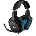 Logitech Gaming G432  Over Ear Headset kabelgebunden 7.1 Surround Schwarz, Bl...