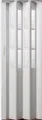 Vivaldi Falttür Schiebetür Tür weiß gewischt Fenster H. 203 cm B. bis 84 cm cl281 (1 Karton, 1-St., 1 Set), teils vormontiert